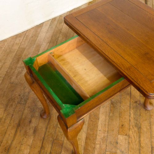 OAK FOLDOVER TABLE - ADDITIONAL PHOTO 6