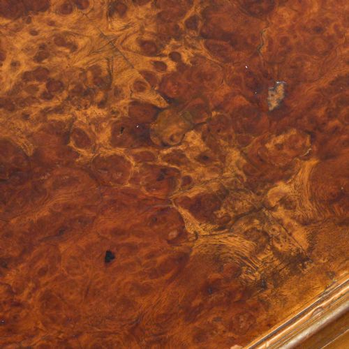EDWARDIAN WALNUT WINDOW TABLE - ADDITIONAL PHOTO 2
