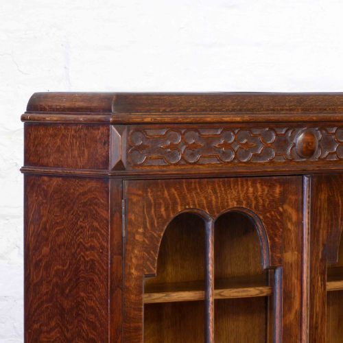 OAK BUREAU BOOKCASE - ADDITIONAL PHOTO 1