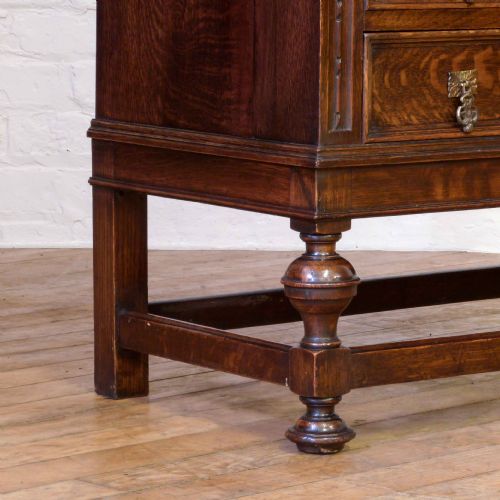 OAK BUREAU BOOKCASE - ADDITIONAL PHOTO 7