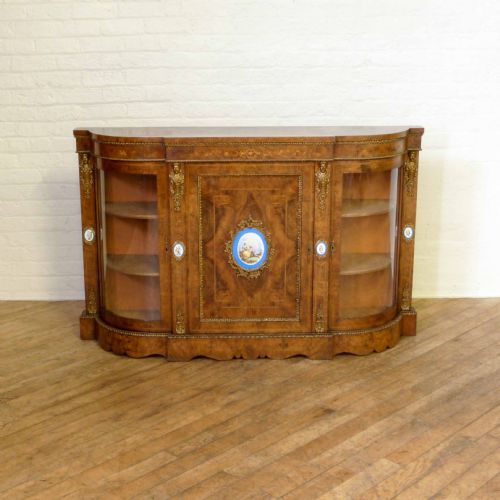 victorian walnut credenza - CATEGORY: ANTIQUE SIDEBOARDS - DATED VICTORIAN