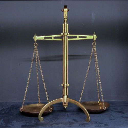 BRASS BALANCE SCALES - ADDITIONAL PHOTO 5