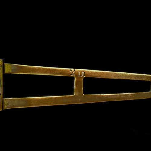 EDWARDIAN BRASS SCALES - ADDITIONAL PHOTO 8