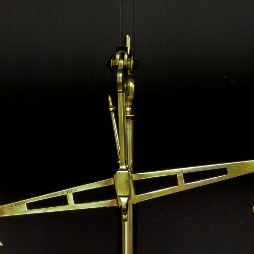 EDWARDIAN BRASS SCALES - ADDITIONAL PHOTO 9