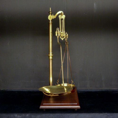 EDWARDIAN BRASS SCALES - ADDITIONAL PHOTO 12
