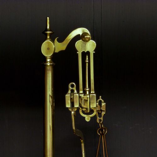 EDWARDIAN BRASS SCALES - ADDITIONAL PHOTO 13