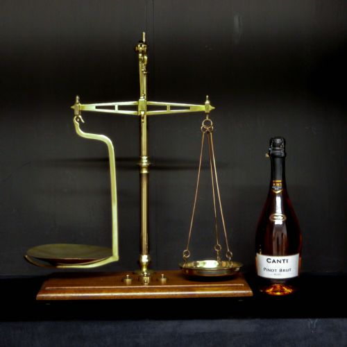 EDWARDIAN BRASS SCALES - ADDITIONAL PHOTO 6