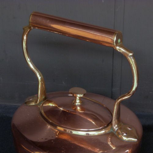 VICTORIAN COPPER KETTLE - ADDITIONAL PHOTO 3