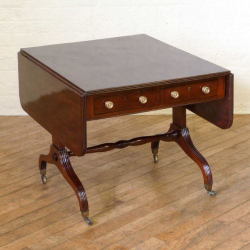 regency mahogany sofa table - CATEGORY: ANTIQUE TABLES - DATED 1800