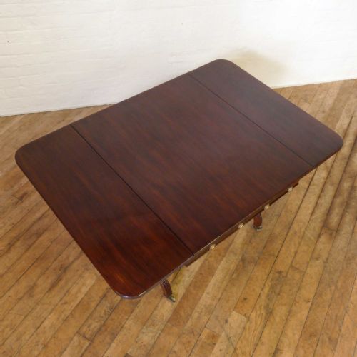 REGENCY MAHOGANY SOFA TABLE - ADDITIONAL PHOTO 5