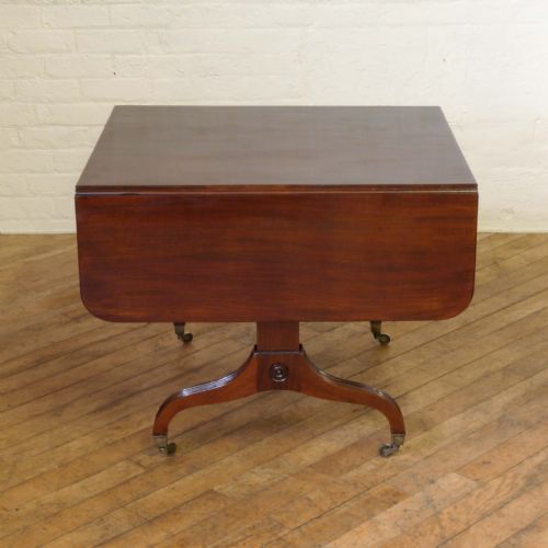 REGENCY MAHOGANY SOFA TABLE - ADDITIONAL PHOTO 6