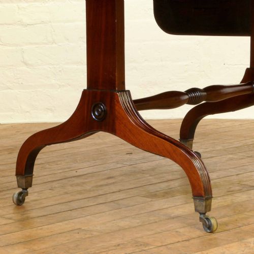 REGENCY MAHOGANY SOFA TABLE - ADDITIONAL PHOTO 7