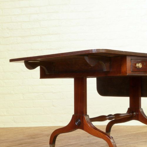 REGENCY MAHOGANY SOFA TABLE - ADDITIONAL PHOTO 8