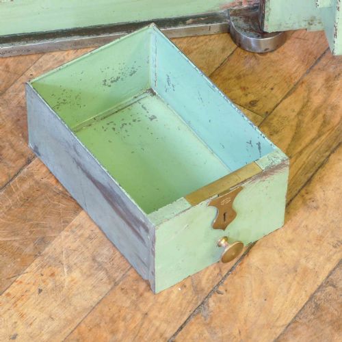 MILNERS POLISHED STEEL SAFE - ADDITIONAL PHOTO 8