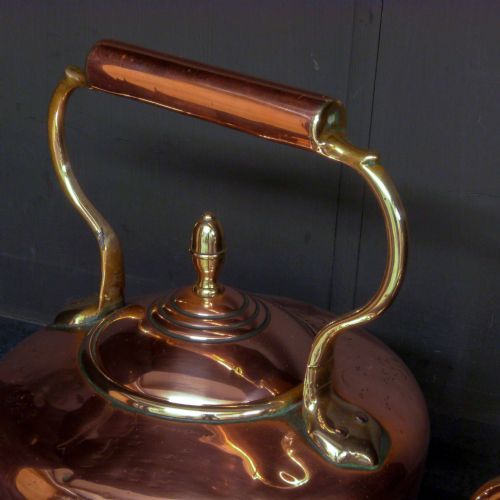 VICTORIAN COPPER KETTLE - ADDITIONAL PHOTO 3
