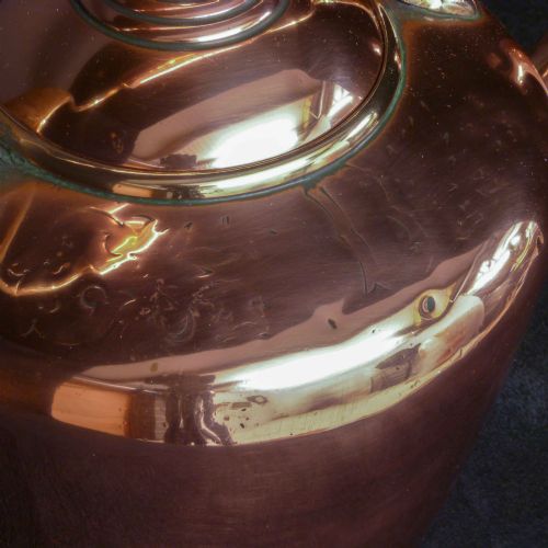 VICTORIAN COPPER KETTLE - ADDITIONAL PHOTO 4