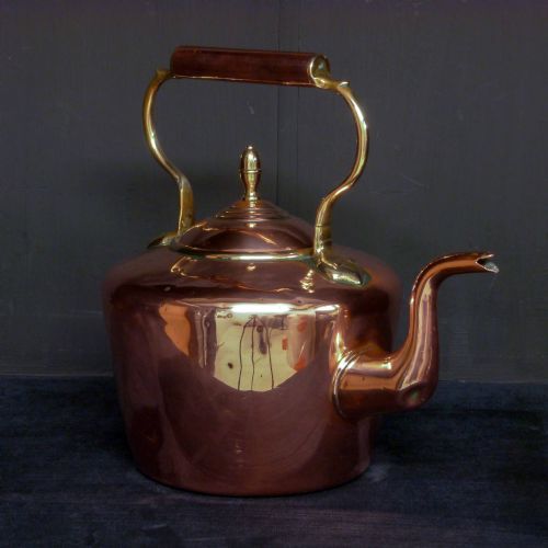 VICTORIAN COPPER KETTLE - ADDITIONAL PHOTO 5