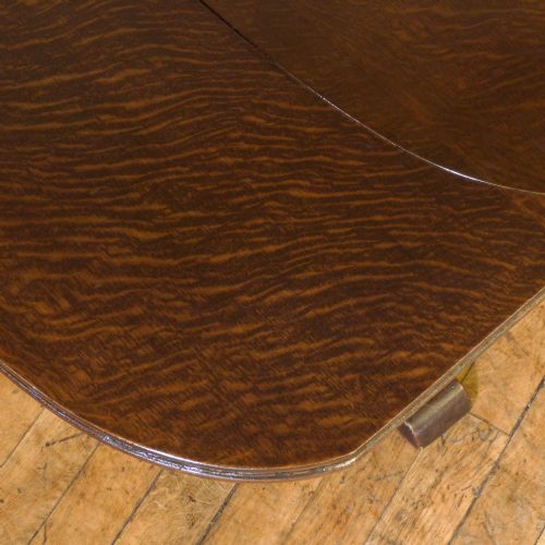 CARVED OAK DRAWLEAF TABLE - ADDITIONAL PHOTO 5