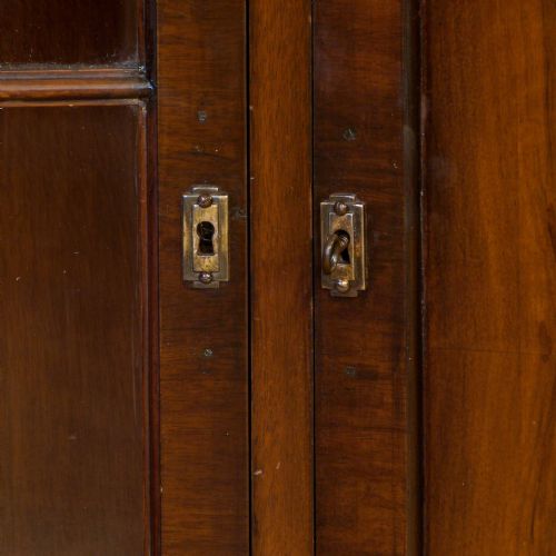 DARK WALNUT FIGURED CABINET - ADDITIONAL PHOTO 5