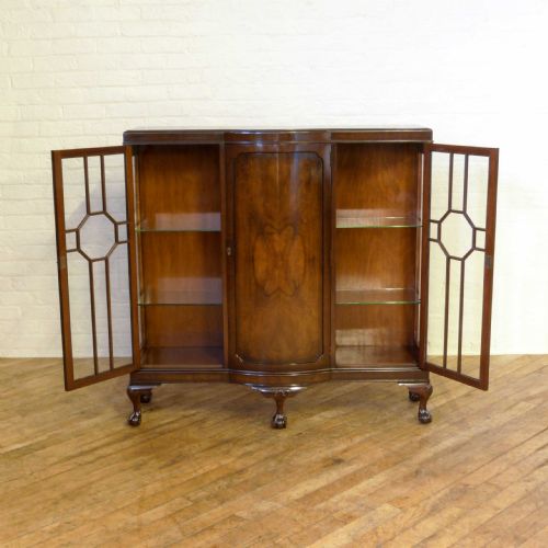 DARK WALNUT FIGURED CABINET - ADDITIONAL PHOTO 6