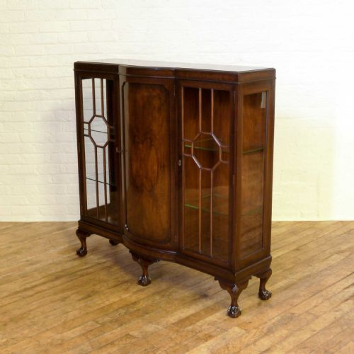 DARK WALNUT FIGURED CABINET - ADDITIONAL PHOTO 7