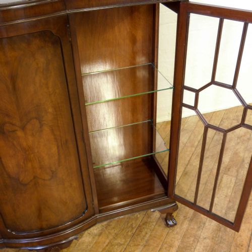 DARK WALNUT FIGURED CABINET - ADDITIONAL PHOTO 8