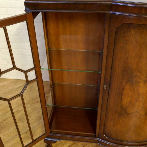 DARK WALNUT FIGURED CABINET - ADDITIONAL PHOTO 9