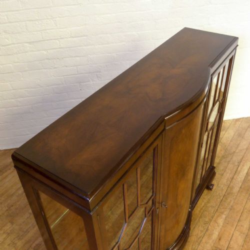 DARK WALNUT FIGURED CABINET - ADDITIONAL PHOTO 11