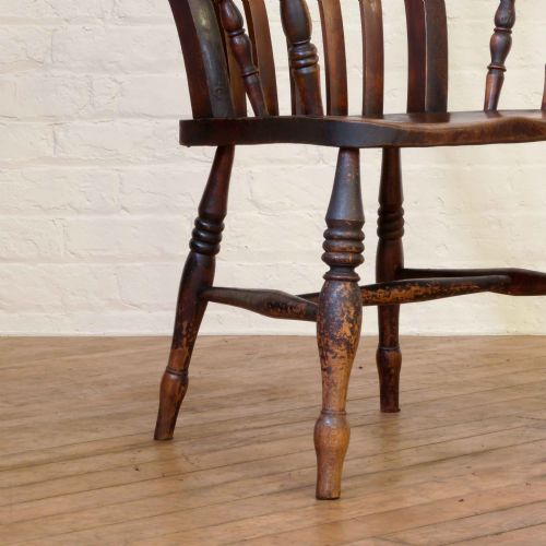 VICTORIAN BEECH ELM FARMHOUSE CHAIR - ADDITIONAL PHOTO 2