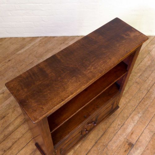GEORGIAN STYLE OAK BOOKCASE - ADDITIONAL PHOTO 5