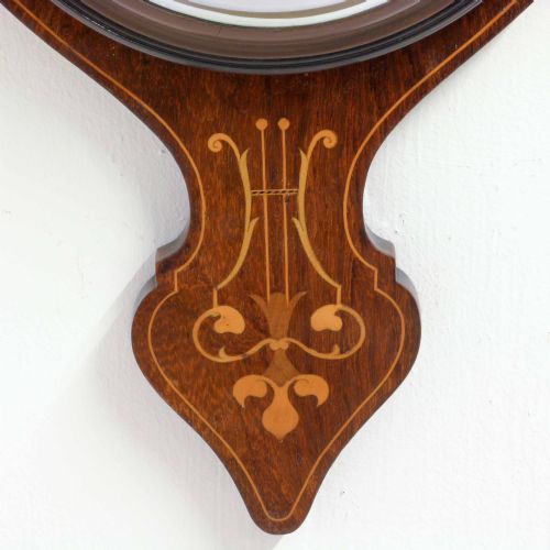 EDWARDIAN MAHOGANY BAROMETER - ADDITIONAL PHOTO 6