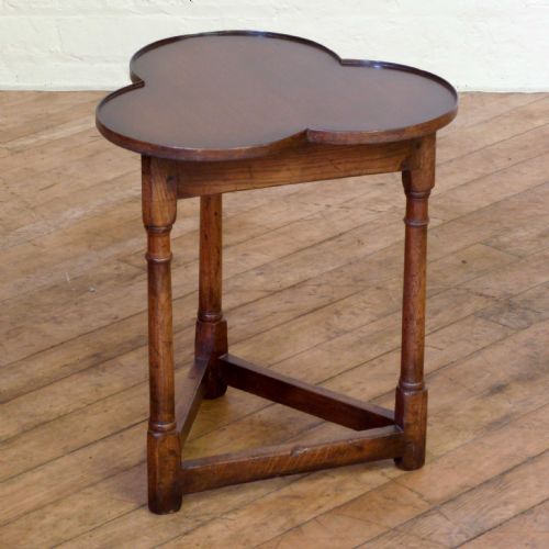 OAK TRIFOIL TABLE - ADDITIONAL PHOTO 2