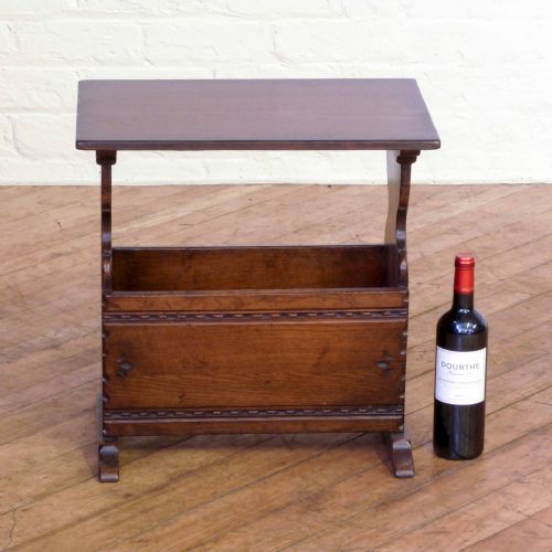 OAK MAGAZINE RACK - ADDITIONAL PHOTO 1