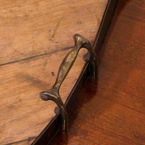 EDWARDIAN MAHOGANY TRAY - ADDITIONAL PHOTO 4
