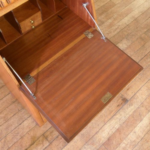 ART DECO OAK BUREAU - ADDITIONAL PHOTO 5