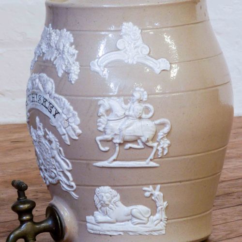 VICTORIAN EARTHENWARE WHISKY BARREL - ADDITIONAL PHOTO 7