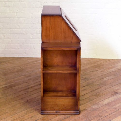 ART DECO OAK BUREAU - ADDITIONAL PHOTO 10
