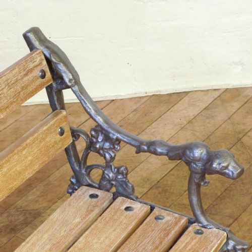 PAIR OF VICTORIAN COALBROOKDALE BENCHES - ADDITIONAL PHOTO 6
