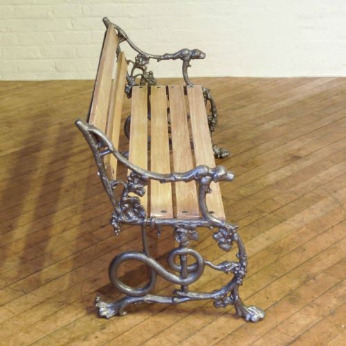 PAIR OF VICTORIAN COALBROOKDALE BENCHES - ADDITIONAL PHOTO 8
