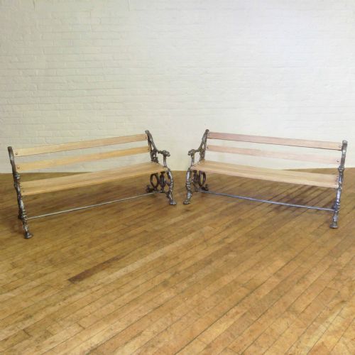PAIR OF VICTORIAN COALBROOKDALE BENCHES - ADDITIONAL PHOTO 9
