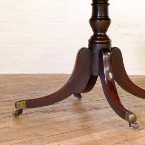 GEORGIAN MAHOGANY BREAKFAST TABLE - ADDITIONAL PHOTO 7