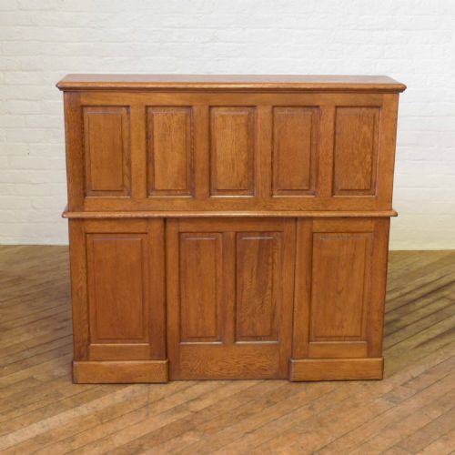 EDWARDIAN OAK ROLL TOP DESK - ADDITIONAL PHOTO 12