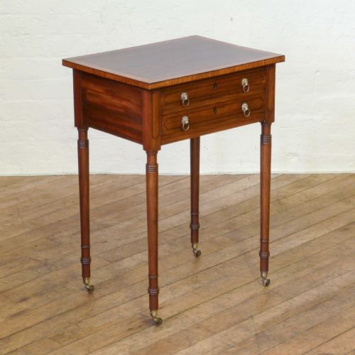georgian mahogany ladies writing table - CATEGORY: ANTIQUE TABLES - DATED 1750
