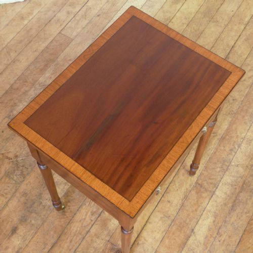 GEORGIAN MAHOGANY LADIES WRITING TABLE - ADDITIONAL PHOTO 2