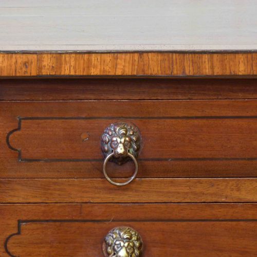 GEORGIAN MAHOGANY LADIES WRITING TABLE - ADDITIONAL PHOTO 3