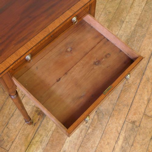 GEORGIAN MAHOGANY LADIES WRITING TABLE - ADDITIONAL PHOTO 6