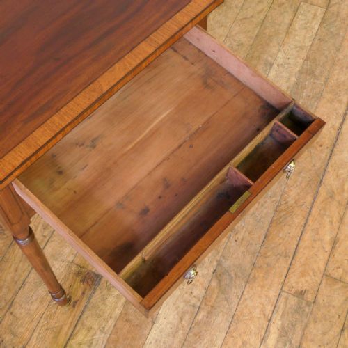 GEORGIAN MAHOGANY LADIES WRITING TABLE - ADDITIONAL PHOTO 7