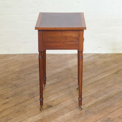 GEORGIAN MAHOGANY LADIES WRITING TABLE - ADDITIONAL PHOTO 8