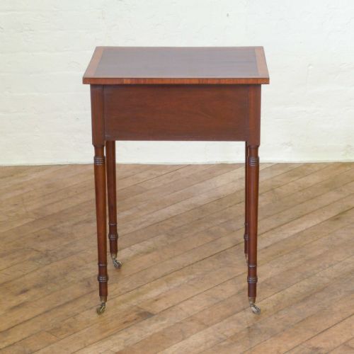 GEORGIAN MAHOGANY LADIES WRITING TABLE - ADDITIONAL PHOTO 9