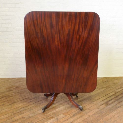 REGENCY MAHOGANY BREAKFAST TABLE - ADDITIONAL PHOTO 1
